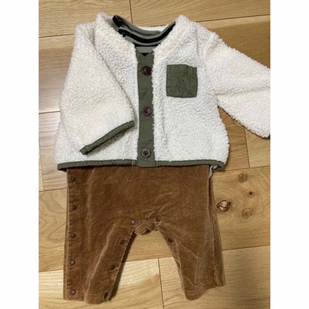 F.O.KIDS(エフオーキッズ)の［麗様専用］　F.O.kids 重ね着風ロンパース　70 キッズ/ベビー/マタニティのベビー服(~85cm)(ロンパース)の商品写真