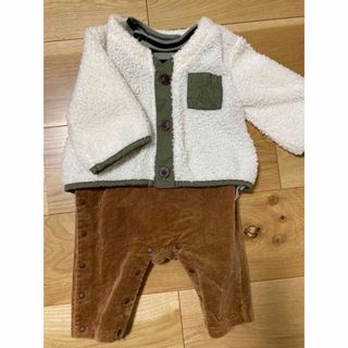 エフオーキッズ(F.O.KIDS)の［麗様専用］　F.O.kids 重ね着風ロンパース　70(ロンパース)