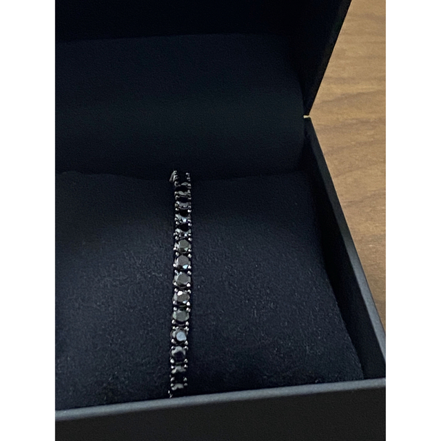 ex'position K10シンセティック ブラック テニスブレスレット | フリマアプリ ラクマ
