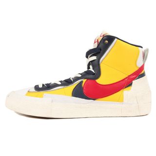 サカイ(sacai)のSacai サカイ NIKE BLAZER MID / SACAI (BV0072-700) 19SS ナイキ ブレザー ミッド バーシティメイズ バーシティレッド サイズ：US10.5 28.5cm スニーカー コラボ【メンズ】【中古】【美品】(スニーカー)