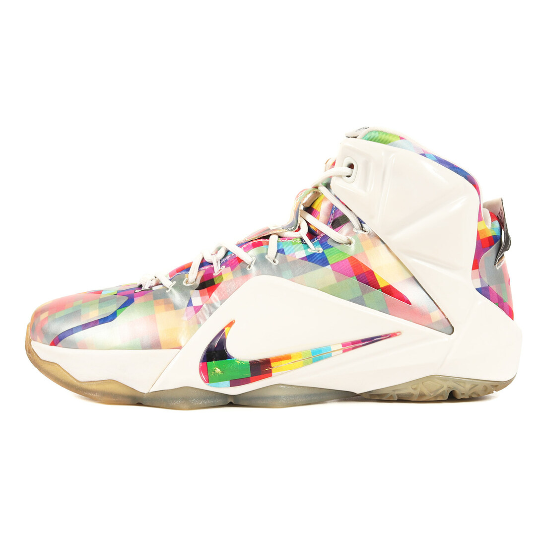 NIKE ナイキ LEBRON 12 EXT FRUITY PEBBLES (748861-900) 2015年 レブロン 12 エクステンション マルチカラー サイズ：US11 29.0cm スニーカー バッシュ 【メンズ】