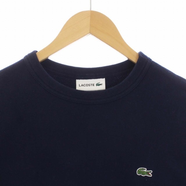 LACOSTE(ラコステ)のラコステ LACOSTE スウェット トレーナー 長袖 クルーネック S 紺 メンズのトップス(その他)の商品写真