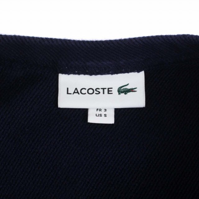 LACOSTE(ラコステ)のラコステ LACOSTE スウェット トレーナー 長袖 クルーネック S 紺 メンズのトップス(その他)の商品写真