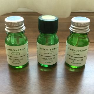 ムジルシリョウヒン(MUJI (無印良品))の無印良品　エッセンシャルオイル（精油）3本セット　(エッセンシャルオイル（精油）)