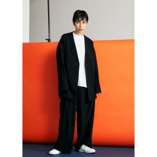 エンフォルド(ENFOLD)のだいだらぼっち様専用　ミリオーネミニマルCARDIGAN(ノーカラージャケット)