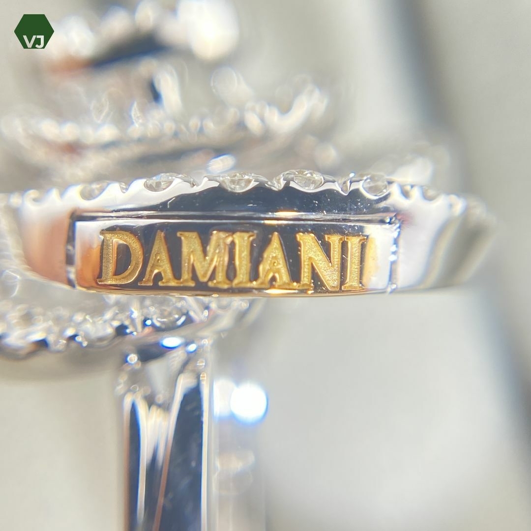 Damiani(ダミアーニ)の【17-9】【DAMIANI】ローズ　ダイヤモンド　リング　 レディースのアクセサリー(リング(指輪))の商品写真