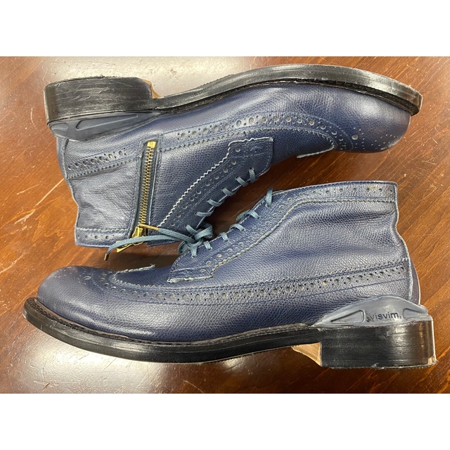 VISVIM(ヴィスヴィム)の11ss visvim PATRICIAN MID W.T-FOLK NAVY メンズの靴/シューズ(ブーツ)の商品写真