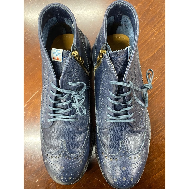 数量限定・即納特価!! 11ss visvim PATRICIAN MID W.T-FOLK NAVY