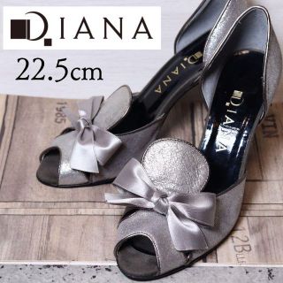 ダイアナ(DIANA)の【美品】DIANA   ダイアナ パンプス ハイヒール リボン 22.5cm(ハイヒール/パンプス)