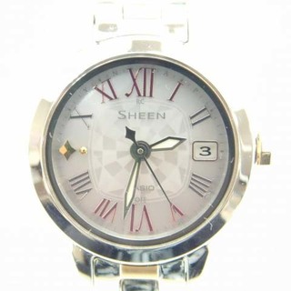 カシオ(CASIO)のカシオ SHEEN 腕時計 アナログ 電波ソーラー デイト 3針 カレンダー(腕時計)
