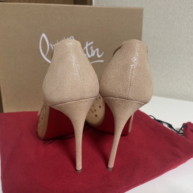 Christian Louboutin(クリスチャンルブタン)のクリスチャンルブタン ストーンヒール 10cm サイズ34 新品同様 レディースの靴/シューズ(ハイヒール/パンプス)の商品写真