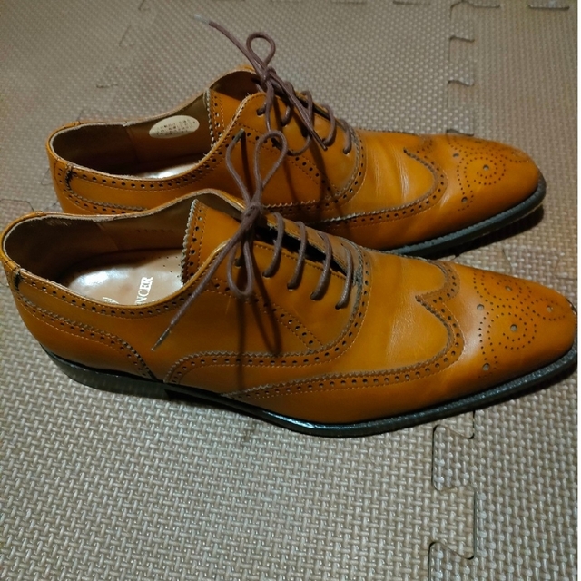 老舗イングランド革靴 John Spencer ウイングチップ グッドイヤー