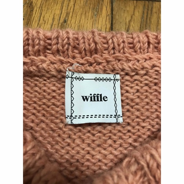 WIFFLE(ウィッフル)のwiffle damage knit ダメージ ニット セーター ウィッフル レディースのトップス(ニット/セーター)の商品写真