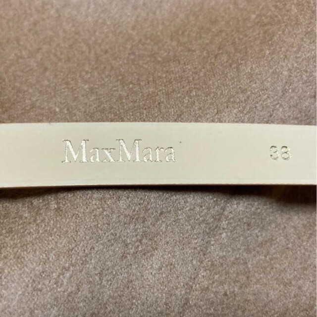 ★美品★ MaxMara イタリア製 キャメル ワンピース　白タグ