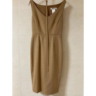 Max Mara - ☆美品☆ MaxMara イタリア製 キャメル ワンピース 白タグ