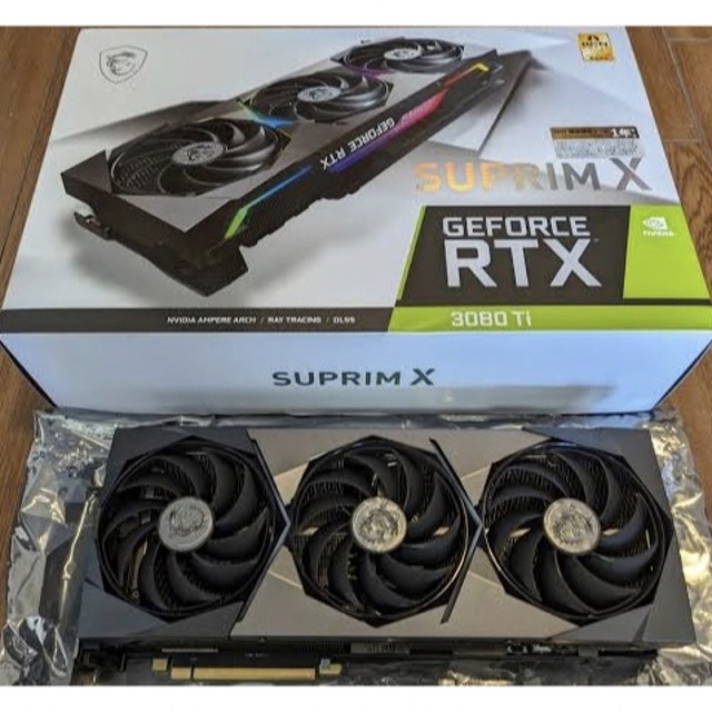 MSI Geforce RTX3080TI SUPRIM X 美品MSI