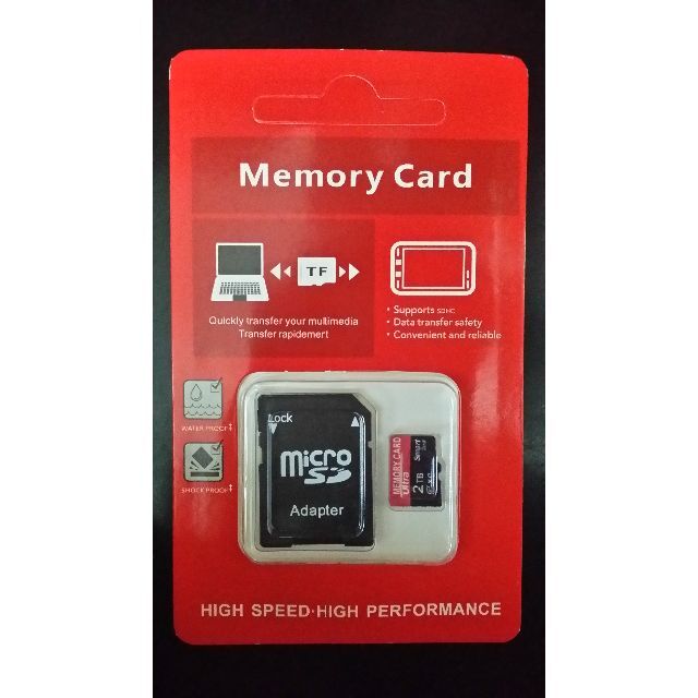 ★容量確認済★即日発送★アダプター付★Switch対応★2TB microSD スマホ/家電/カメラのスマホ/家電/カメラ その他(その他)の商品写真