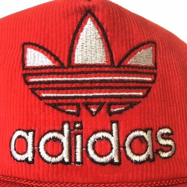 デッドストック 80s 90s adidas コーデュロイ キャップ アディダス