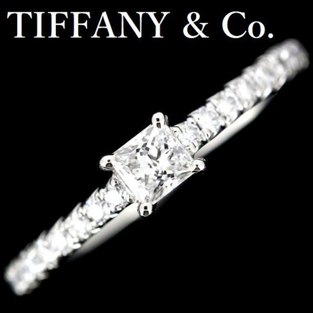 ティファニー ノヴォ プリンセスカット ダイヤモンド 0.18ct リング