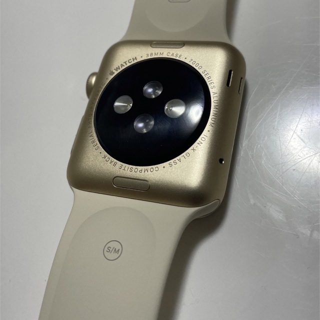 Apple Watch(アップルウォッチ)のApple Watch Sport 38mm ゴールド スマホ/家電/カメラのスマホアクセサリー(その他)の商品写真