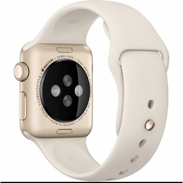 Apple Watch(アップルウォッチ)のApple Watch Sport 38mm ゴールド スマホ/家電/カメラのスマホアクセサリー(その他)の商品写真