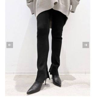 アパルトモンドゥーズィエムクラス(L'Appartement DEUXIEME CLASSE)のL'Appartementアパルトモン RIB LEGGINGS新品タグ付(レギンス/スパッツ)