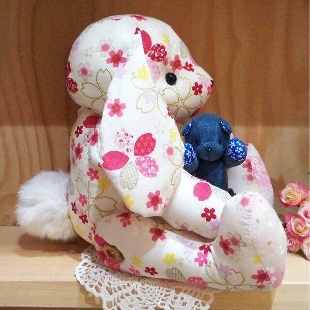 霞桜ちゃん でかでか親うさ ロップイヤー うさぎ ハンドメイド