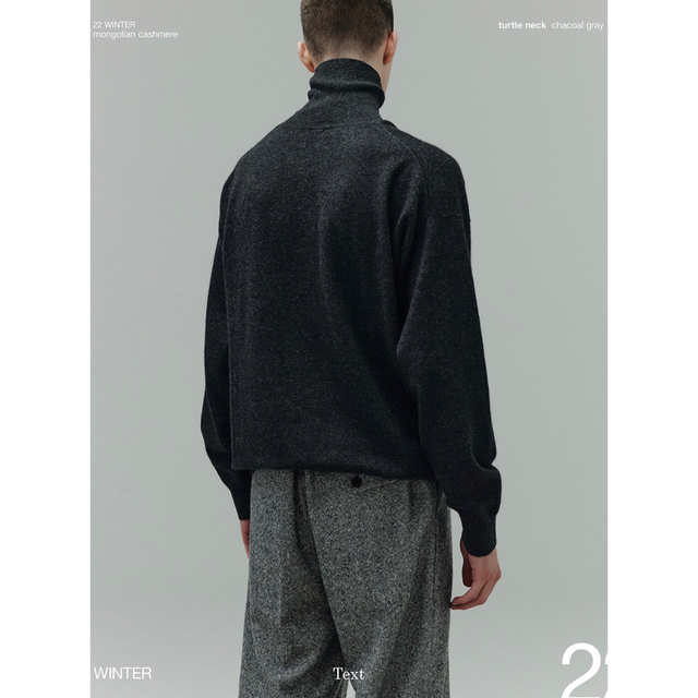 MARKAWEAR - text markaware mongolian cashmere turtleの通販 by ぽー