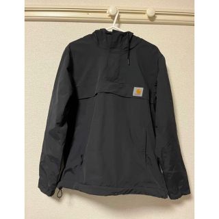 希少✨ carhartt 中綿ジャケット　ハーフジップ  黒　M ナイロン