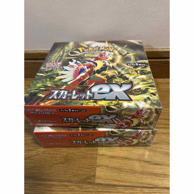 ポケモンカード スカーレットex 2BOX シュリンク付き - Box/デッキ/パック