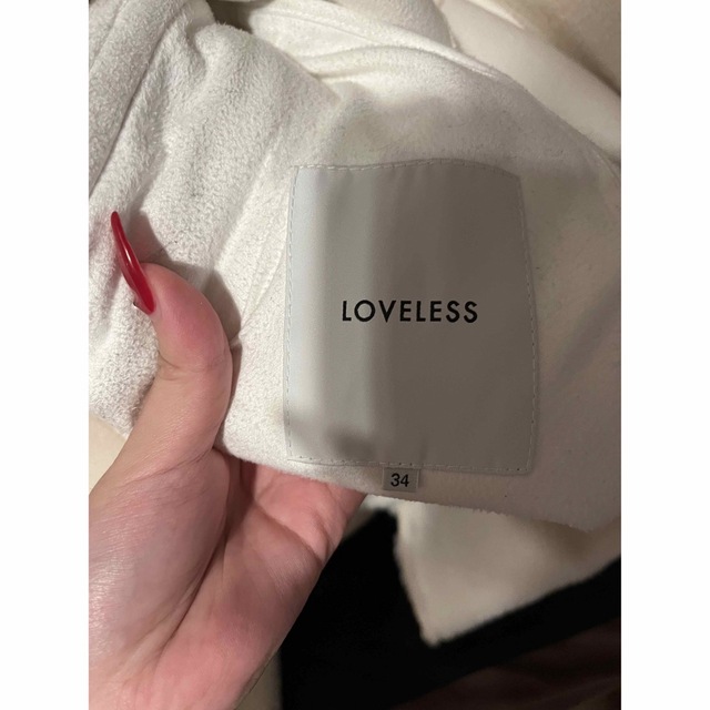 LOVELESS(ラブレス)のLOVELESS ラブレス エコムートンコート レディースのジャケット/アウター(ロングコート)の商品写真