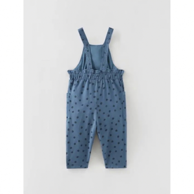 ZARA KIDS(ザラキッズ)のZARA baby*ザラベビー*ルーズフィットドットオーバーオール*92 キッズ/ベビー/マタニティのベビー服(~85cm)(その他)の商品写真