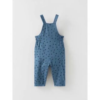 ザラキッズ(ZARA KIDS)のZARA baby*ザラベビー*ルーズフィットドットオーバーオール*92(その他)