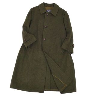 バーバリー(BURBERRY)の極美品 Vintage バーバリー Burberrys コート ローデンコート LODEN ステンカラーコート バルマカーンコート アウター メンズ 38(M相当) グリーン(ステンカラーコート)