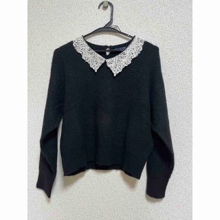 ★mimi さまご専用★フィント レースジャボ付きニット +ハイネックニット