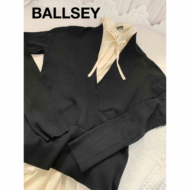 Ballsey(ボールジィ)のBALLSEY  カシュクール　シルクニット レディースのトップス(ニット/セーター)の商品写真