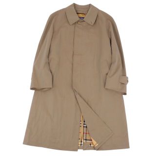 バーバリー(BURBERRY)の極美品 Vintage バーバリー Burberrys コート ステンカラーコート バルマカーンコート メンズ 英国製 ライナー アウター L相当 ベージュカーキ(玉虫色)(ステンカラーコート)