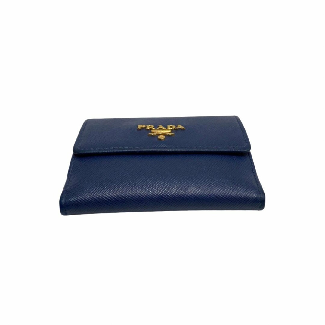極 美品 保存箱 保存袋 カード付 PRADA プラダ ロゴ 金具 サフィアーノ