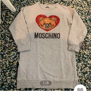 モスキーノ(MOSCHINO)のモスキーノ　MOSCHINO くまちゃんワンピース　１４０cm (ワンピース)