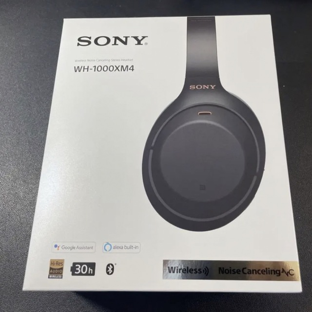 新品 SONY WH-1000XM4B ブラック ソニー ヘッドホン　匿名配送