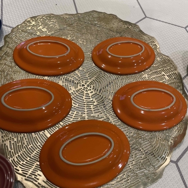 LE CREUSET(ルクルーゼ)のル・クルーゼ　ミニ皿　5枚セット！ インテリア/住まい/日用品のキッチン/食器(食器)の商品写真