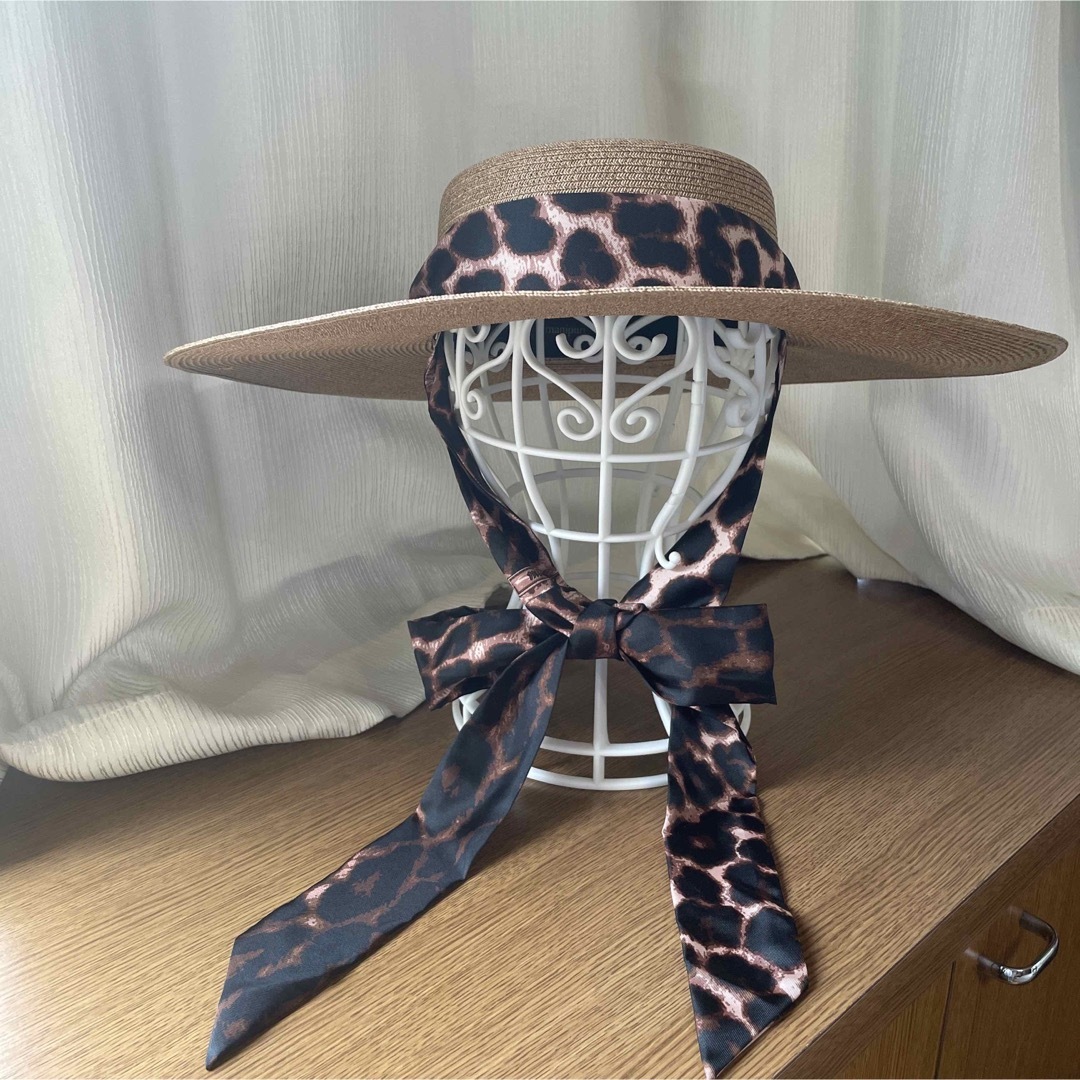 manipuri/マニプリ】 HAT WITH SCARF(LEOPARD) | corumsmmmo.org.tr