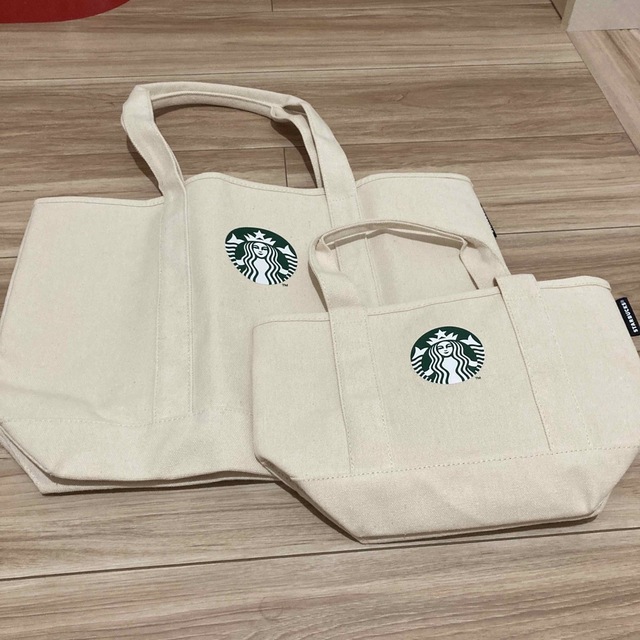 Starbucks(スターバックス)のスターバックス　トート大　小 レディースのバッグ(トートバッグ)の商品写真