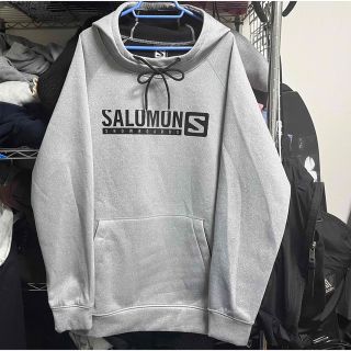 サロモン(SALOMON)のsalmon 撥水パーカー スノボージャケット グレー L(パーカー)