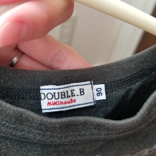 DOUBLE.B(ダブルビー)のミキハウス　ダブルB Tシャツ　3枚セットです。サイズ　90 キッズ/ベビー/マタニティのキッズ服男の子用(90cm~)(Tシャツ/カットソー)の商品写真