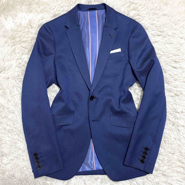 美品 ZARA ザラ セットアップスーツ ネイビー メンズMサイズ相当 美品 ZARA ザラ セットアップスーツ ネイビー メンズMサイズ相当