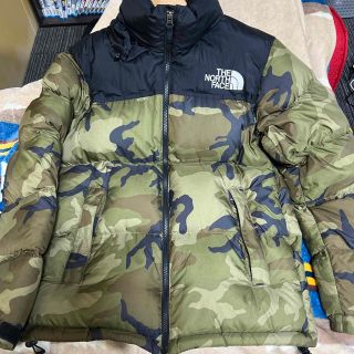 ザノースフェイス(THE NORTH FACE)のノースフェイス  ダウンジャケット　迷彩　ヌプシ　ND91842(ダウンジャケット)