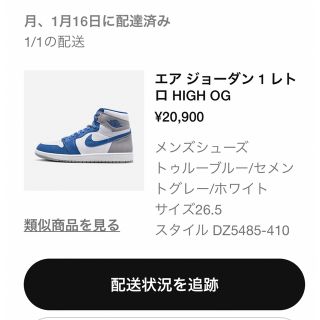 ナイキ(NIKE)のNike Air Jordan 1 High OG True Blue (スニーカー)