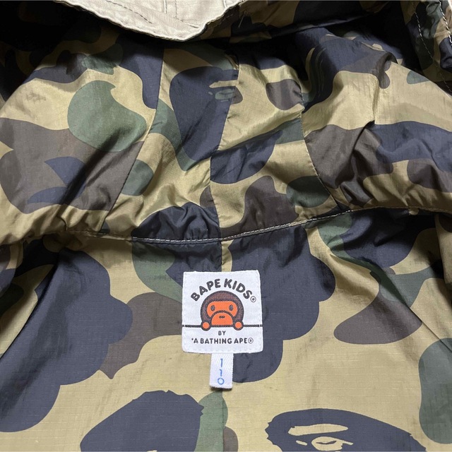 BAPE KIDS(ベイプキッズ)のレア Bape kids Fishtale フィッシュテール ジャケット 110 キッズ/ベビー/マタニティのキッズ服男の子用(90cm~)(コート)の商品写真