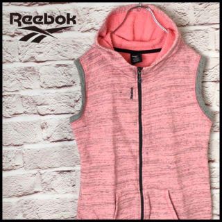 リーボック(Reebok)のReebok　パーカー　フード付きベスト　両ポケット　メンズ　レディース(ベスト/ジレ)